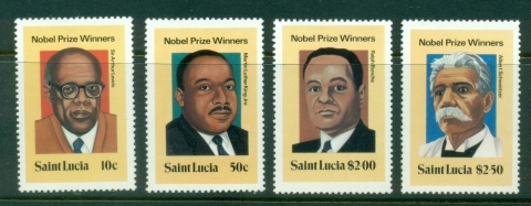 St-Lucia-1980-Nobel-Prize-Winners-MUH