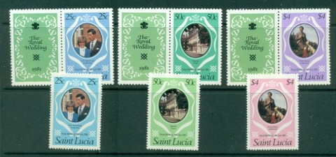 St-Lucia-1981-Royal-Wedding-Charles-Diana-new-colours-MUH