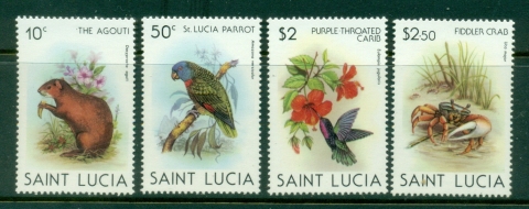 St-Lucia-1981-Wildlife-MUH