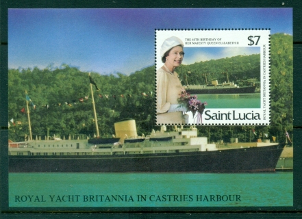 St-Lucia-1986-Royal-Yacht-Britannia-MS-MUH