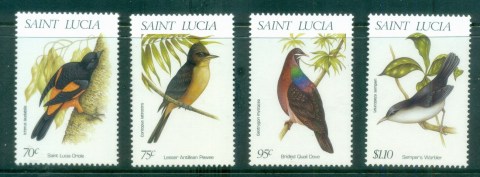 St-Lucia-1998-Birds-MUH