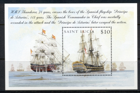 St-Lucia-2005-Battle-of-Trafalgar-Bicentenary_1