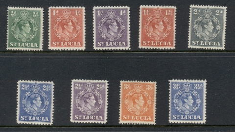 St-Lucia-1938-48-KGVI-Portrait-Asst-MUH