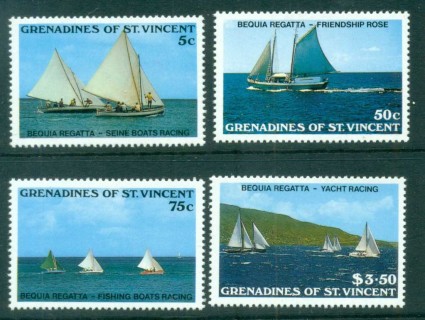 St-Vincent-Grenadines-1988-Bequia-Yacht-Regatta-MUH