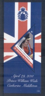 St-Vincent-Grenadines-2011 Royal Wedding William & Kate #1125 $6 MS