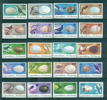 St-Vincent-Grenadines-1978-Birds-Eggs-MUH-lot72974