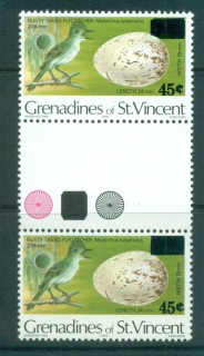 St-Vincent-Grenadines-1983-Birds-Eggs-Surch-Gutter-pr-MUH-lot72999