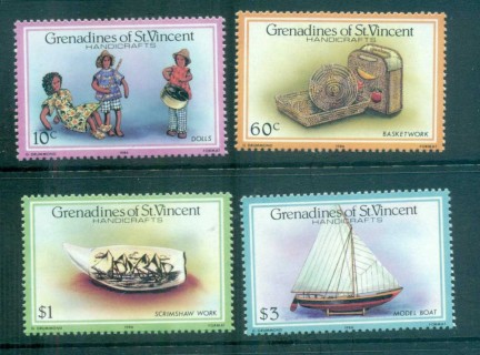 St-Vincent-Grenadines-1985-Traditional-Handicrafts-MUH-lot73018