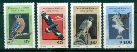 St-Vincent-Grenadines-1986-Birds-of-Prey-MUH