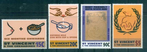 St-Vincent-Grenadines-1995-Mothers-Babies-MUH