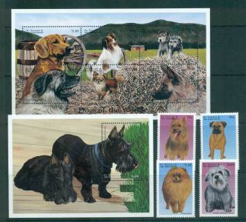 St-Vincent-Grenadines-2003-Dogs-2x-MS-MUH-lot66611