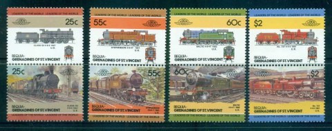 St-Vincent-Bequia-1984-87-LOW-Locomotives-Trains-III-MUH-lot73026