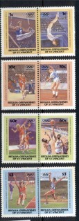 St-Vincent-Bequia-1984-LOW-Summer-Olympics-MUH