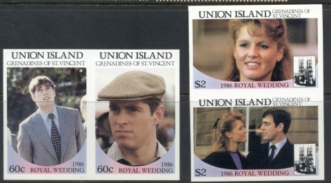 St-Vincent-Union-Is-1986-Royal-Wedding-Andrew-Sarah-IMPERF-MUH