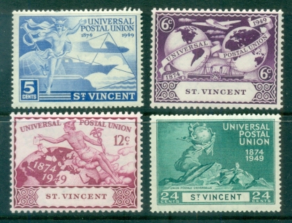 St-Vincent-1949-UPU-75th-Anniversary-MUH