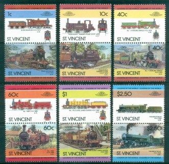 St-Vincent-1985-LOW-Locomotives-Trains-MUH