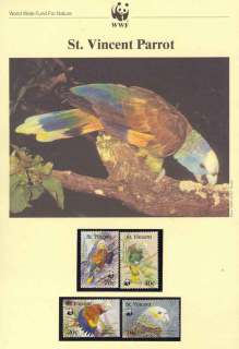 St-Vincent-1989 WWF St Vincent Parrot