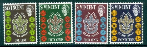 St-Vincent-1964-Boy-Scouts-MUH-lot72673