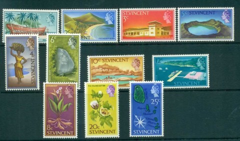 St-Vincent-1965-67-Pictorial-Defins-Asst-to-25c-MUH-lot72677