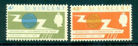 St-Vincent-1965-ITU-Centenary-MUH-lot72675