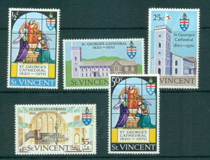 St-Vincent-1970-St-Georges-Anglican-Cathederal-MUH-lot72701