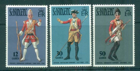 St-Vincent-1971-Grenadier-Uniforms-MUH-lot72709