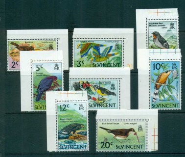 St-Vincent-1973-Birds-Reprints-2-20c-MUH-lot72721