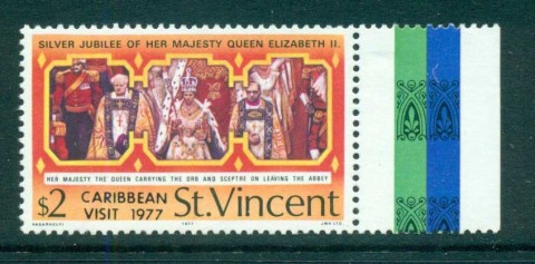 St-Vincent-1977-Royal-Visit-Opt-MUH-lot72752