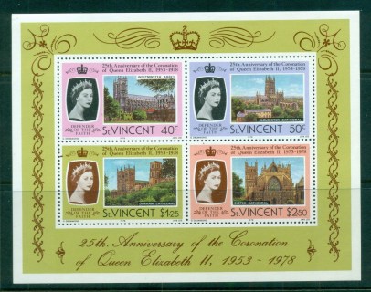 St-Vincent-1978-QEII-Coronation-25th-Anniversary