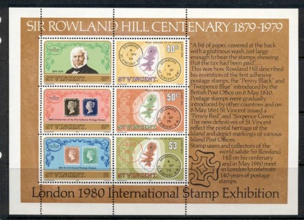 St-Vincent-1979-Sir-Rowland-Hill-Death-Centenary-MS-MUH