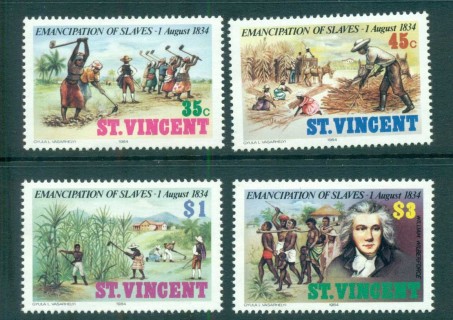 St-Vincent-1984-Abolition-of-Slavery-MUH-lot72810