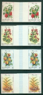 St-Vincent-1985-Herbs-Spices-IMPERF-pairs-MUH-Lot21296