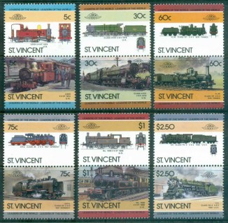 St-Vincent-1985-LOW-Locomotives-Trains-MUH