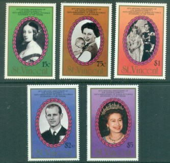 St-Vincent-1987-Royal-Portraits-MUH