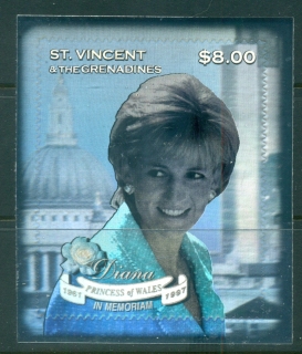 St-Vincent-1998-Princess-Diana-in-Memoriam-Holographic-foil-MUH