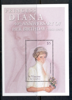 St-Vincent-2001-Princess-Diana-40th-Birth-Anniversary-MS-MUH