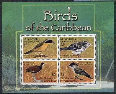 St-Vincent-2007-Birds-of-the-Caribbean-MS-MUH-2