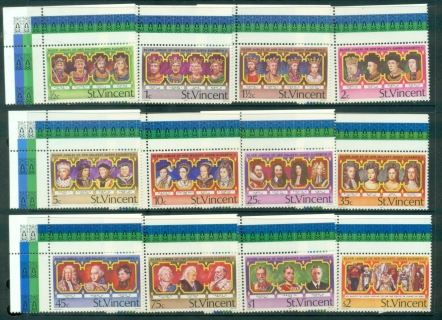 St-Vincent-1977-QEII-25th-Anniversary-Kings-Queens-of-England-MUH