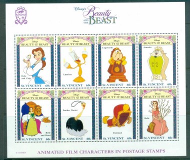 St-Vincent-1992-Disney-Characters