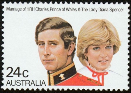 Australia-1981-Royal-Wedding-24-cent-Multi-P13-5x13-Prince-Charles-and-Princess-Diana