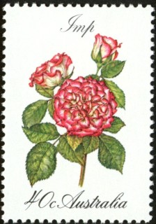 Australia-1982-Roses-40-cent-Multi-P13x13-5-Plant