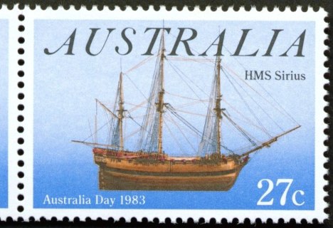 Australia-1983-Australia-Day-27-cent-Multi-P14-50-H-M-S-Sirius-