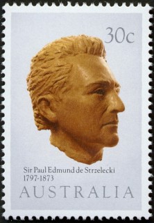 Australia-1983-Explorers-of-Australia-30-cent-Multi-P14-50-Sir-Paul-Edmund-de-Strzelecki