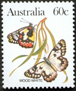 Australia-1983-Wildlife-60-cent-Multi-P13-50-Butterfly