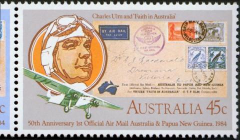 Australia-1984-First-Official-Air-Mail-Flights-to-NZ-and-to-New-Guinea_2