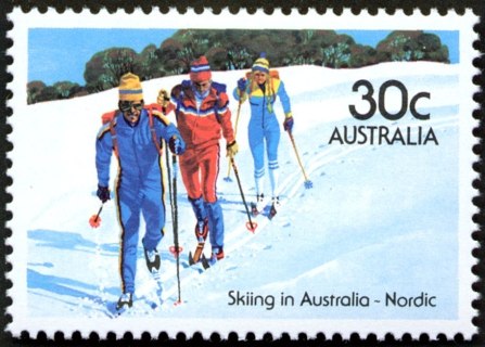 Australia-1984-Skiing-30-cent-Multi-P14-50-Nordic