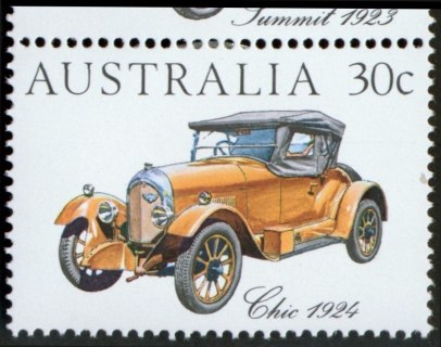 Australia-1984-Veteran-and-Vintage-Cars-30-cent-Multi-P14-50-Chic-car