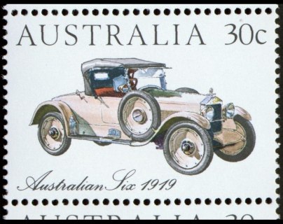 Australia-1984-Veteran-and-Vintage-Cars-30-cent-Multi-P14-50-Gordon-and-Co-car
