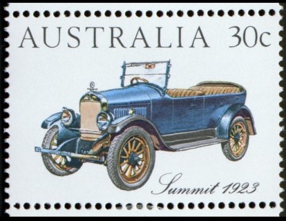 Australia-1984-Veteran-and-Vintage-Cars-30-cent-Multi-P14-50-Summit-car-1932-SG908