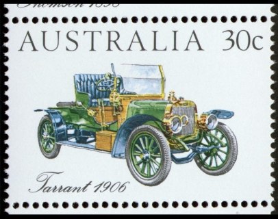 Australia-1984-Veteran-and-Vintage-Cars-30-cent-Multi-P14-50-Tarrant-car